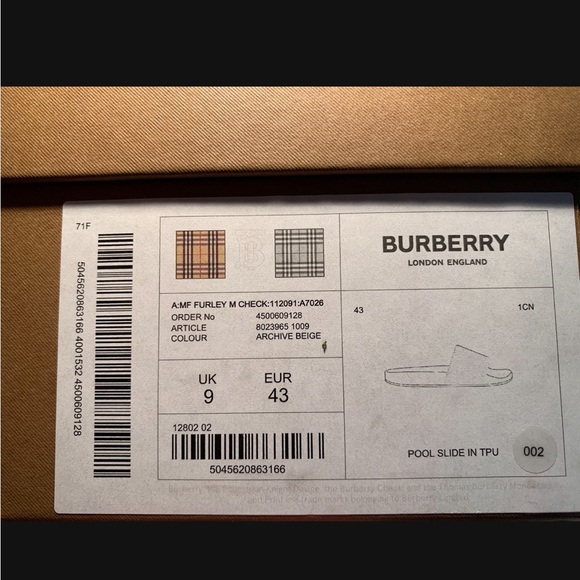 Burberry Slides (Archive Beige) - Picture 6 of 7